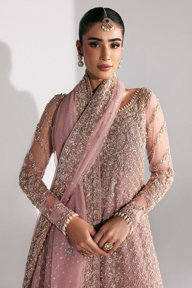 Elegant Pink Pakistani Bridal Lehenga Kameez Ensemble