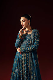 Royal Pakistani Wedding Dress in Elegant Maxi Dupatta Style