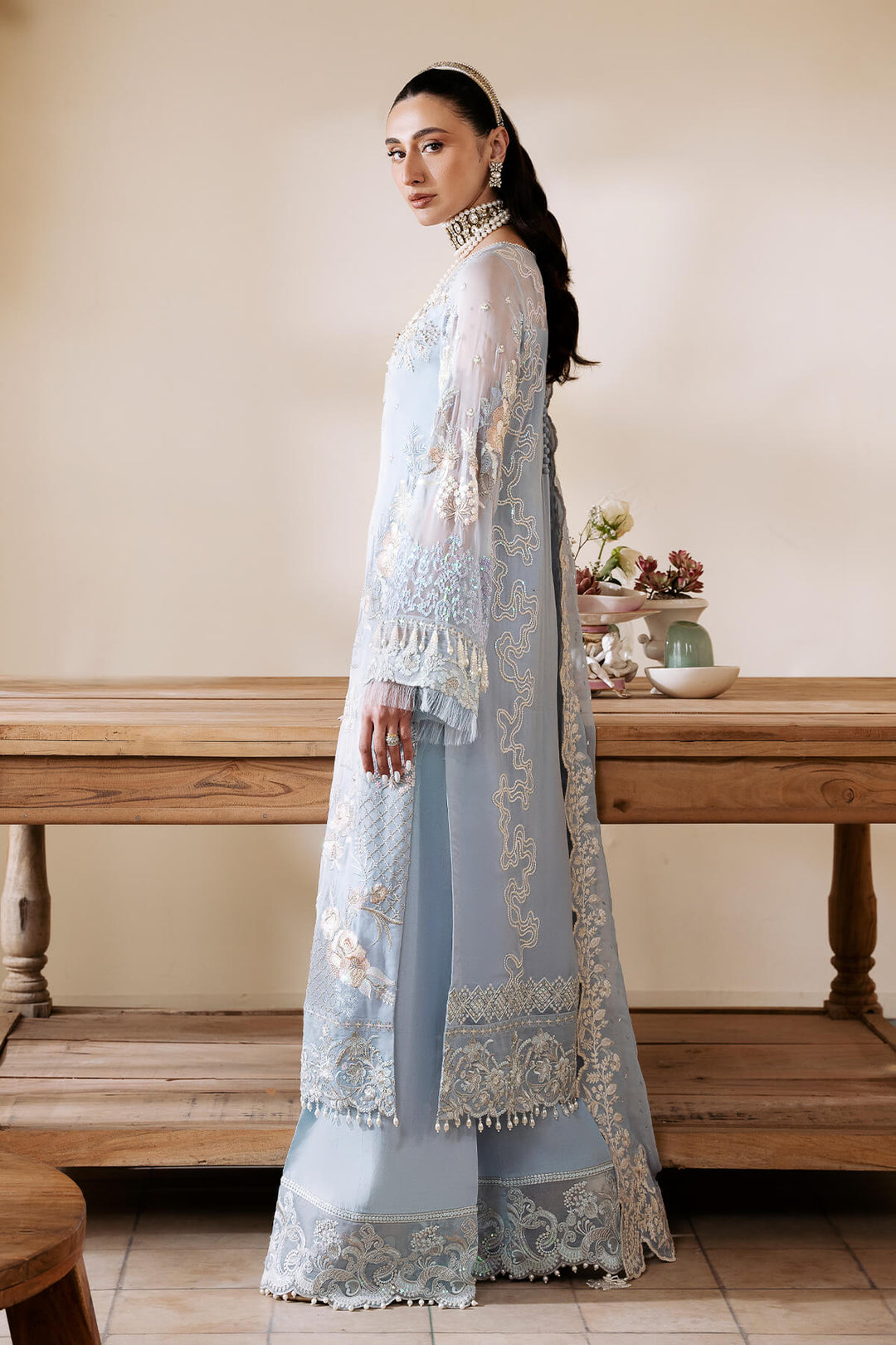 Muse Embroidered Shirt And Trouser Set