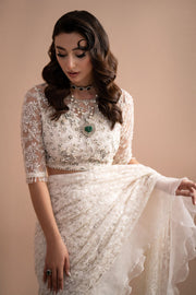 Imrozia Net Pakistani Dresses Embroidered Hand Embellished