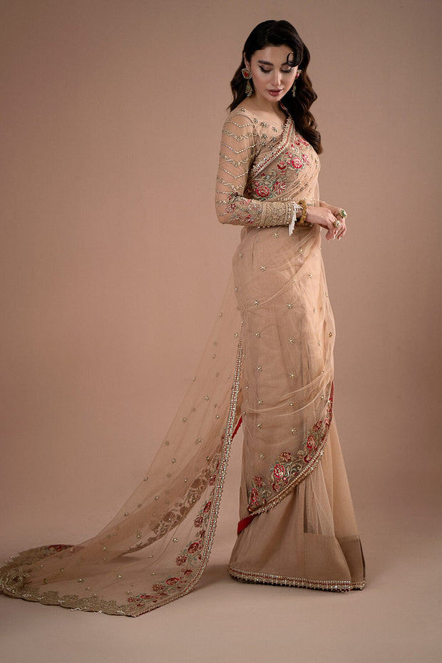 Imrozia Net Pakistani Dresses Embroidered Hand