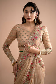 Imrozia Net Pakistani Dresses Embroidered Hand