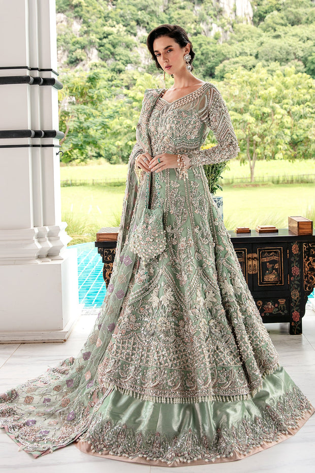 Seraphina Light Ferozi Pakistani Bridal Dress