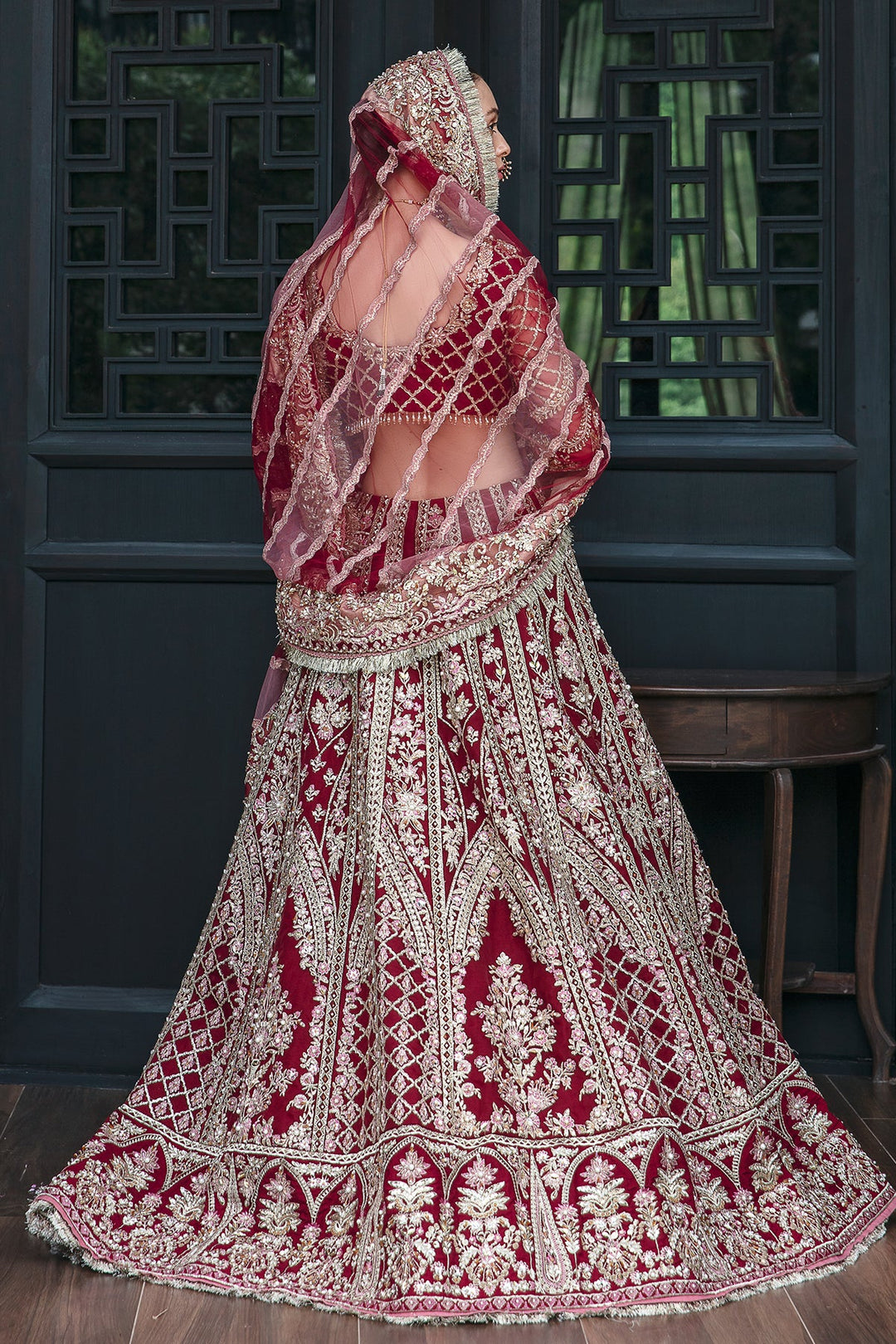 Enchanting Marigold Pakistani Bridal Dress for Elegance