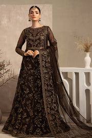 Elegant Black Sequins Embroidered Net Party Dress