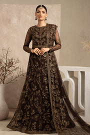 Elegant Black Sequins Embroidered Net Party Dress