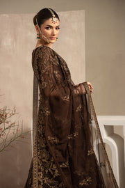 Elegant Black Sequins Embroidered Net Party Dress