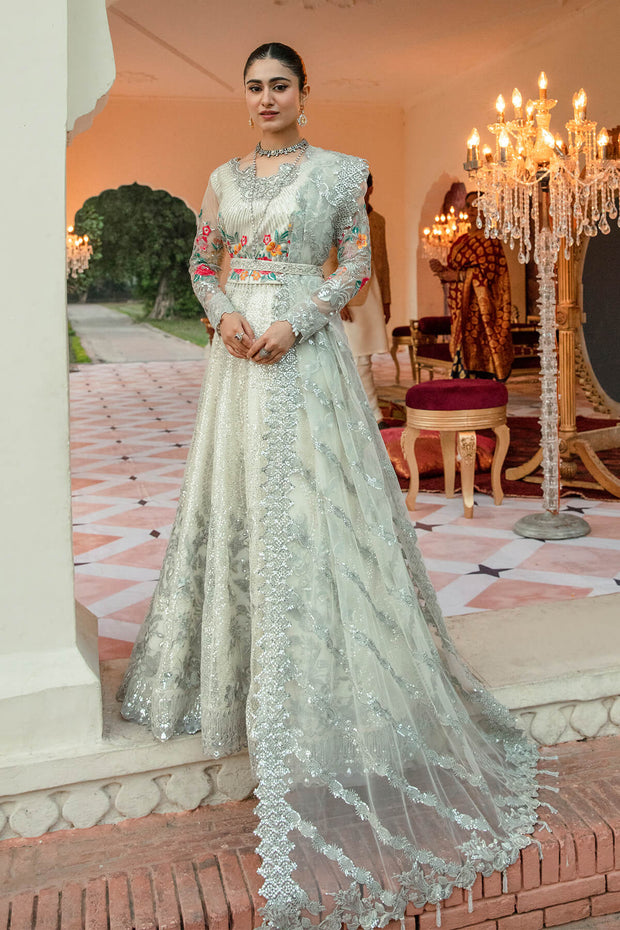 Elegant Pakistani Bridal Dress with Embroidered Detailing