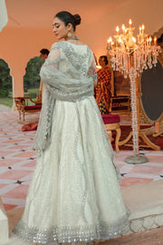 Elegant Pakistani Bridal Dress with Embroidered Detailing