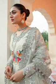 Elegant Pakistani Bridal Dress with Embroidered Detailing