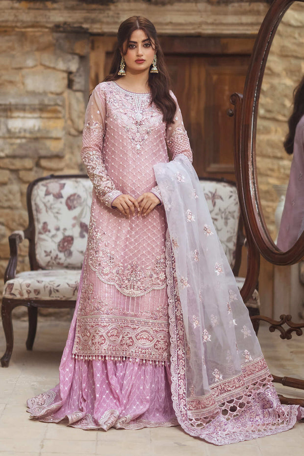 Embroidered Organza Lehenga With Dupatta 1115