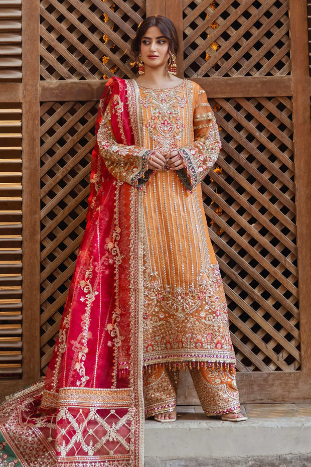 Front Embroidered Gown