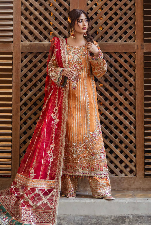 Front Embroidered Gown