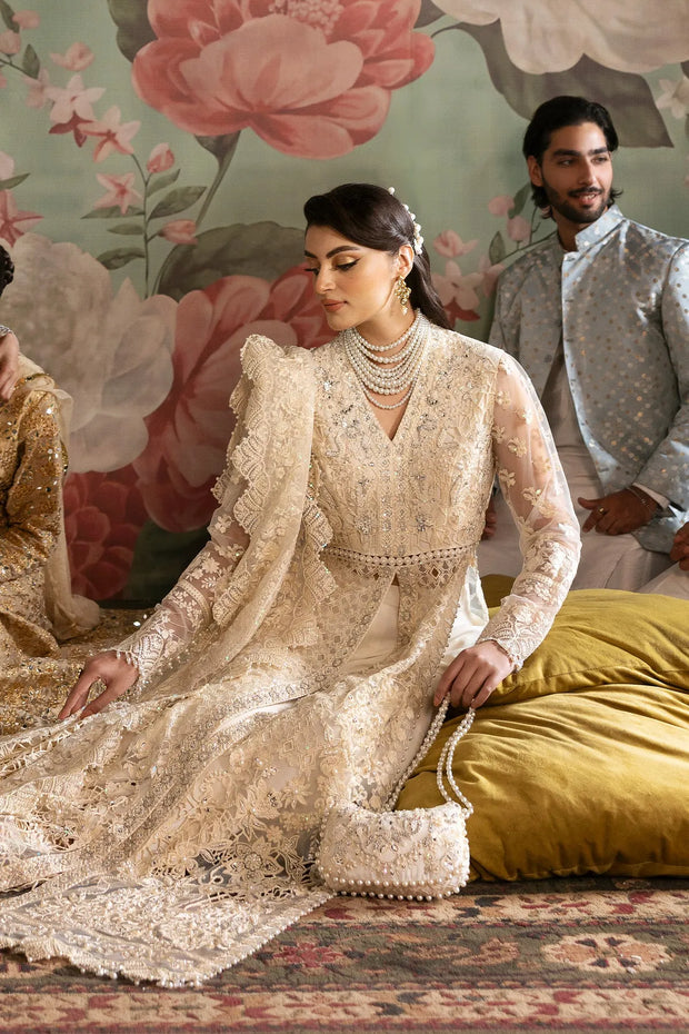 Elegant Pakistani Bridal Dress with Embroidered Details