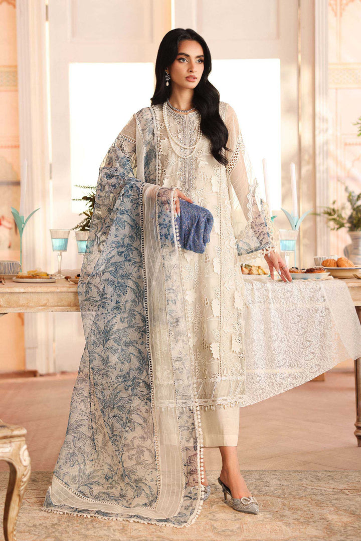 3 Piece Embroidered Organza Suit Pakistani Party Dress