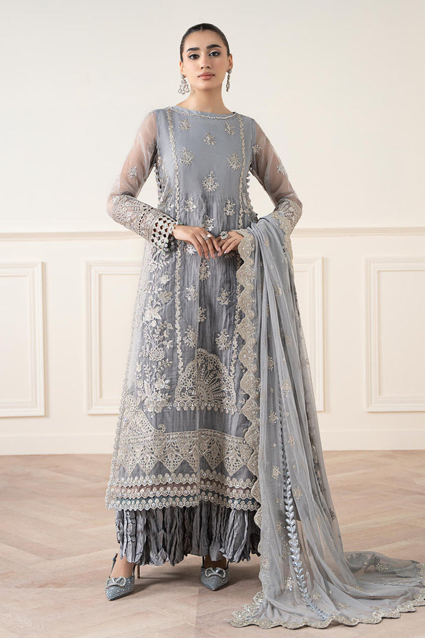 3 Piece Embroidered Organza Suit Pakistani Party Dress