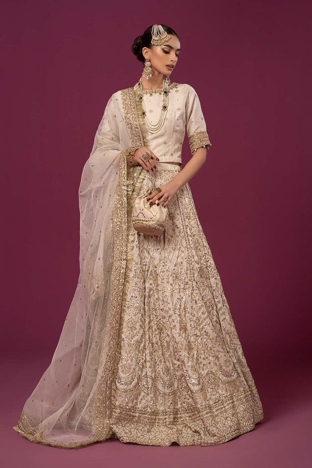 3 Piece Embroidered Raw Silk Suit Pakistani Party Dress
