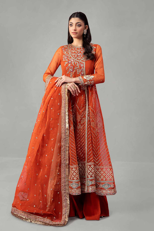 3 Piece Embroidered Organza Suit Pakistani Party Dress