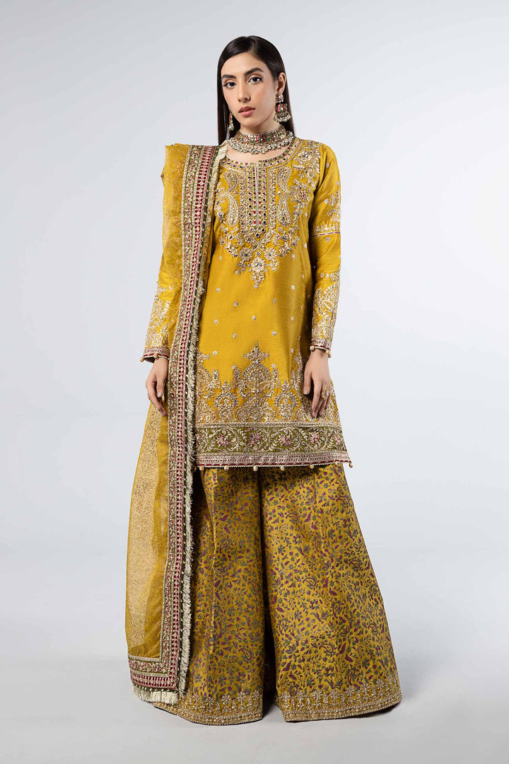 3 Piece Embroidered Raw Silk Suit Pakistani Party Dress
