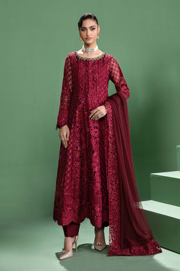 3 Piece Embroidered Organza Suit Pakistani Party Dress