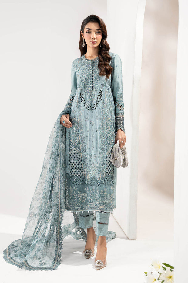 3 Piece Embroidered Raw Silk Suit Pakistani Party Dress