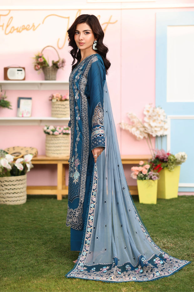 Imrozia Premium Pakistani Dresses Lawn Embroidered Ensemble Turn