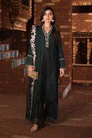 Embroidered Lawn Gown With Dupatta A864