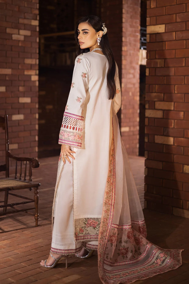Embroidered Organza Lehenga With Dupatta 9F78