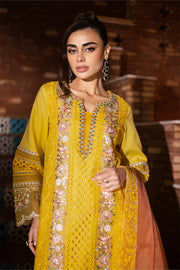 Embroidered Lawn Ensemble With Dupatta 1433