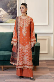 Embroidered Raw Silk Lehenga With Dupatta 78Ae