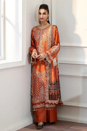 Embroidered Raw Silk Lehenga With Dupatta 78Ae