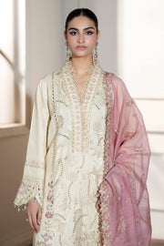Imrozia Raw Silk Pakistani Dresses Embroidered Silk Front