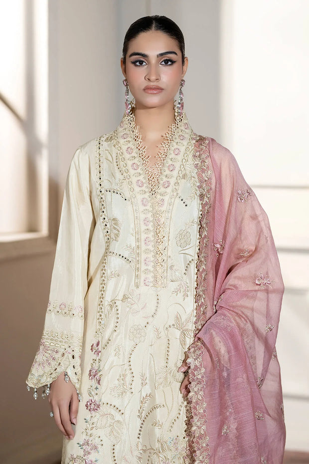 Silk Embroidered Shirt And Trouser Set