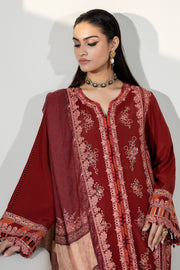 Imrozia Raw Silk Pakistani Dresses Embroidered Silk