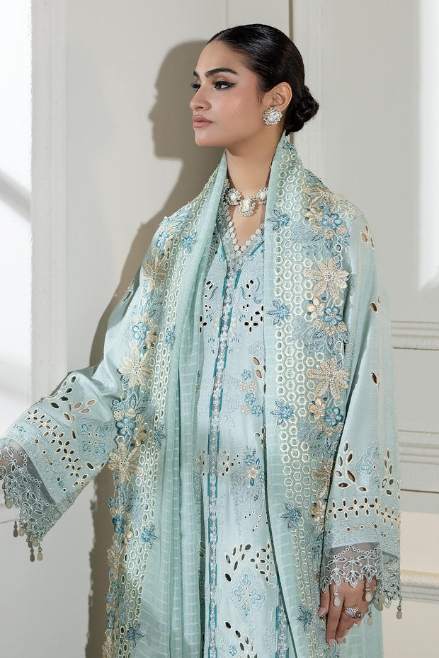 Imrozia Raw Silk Pakistani Dresses Embroidered