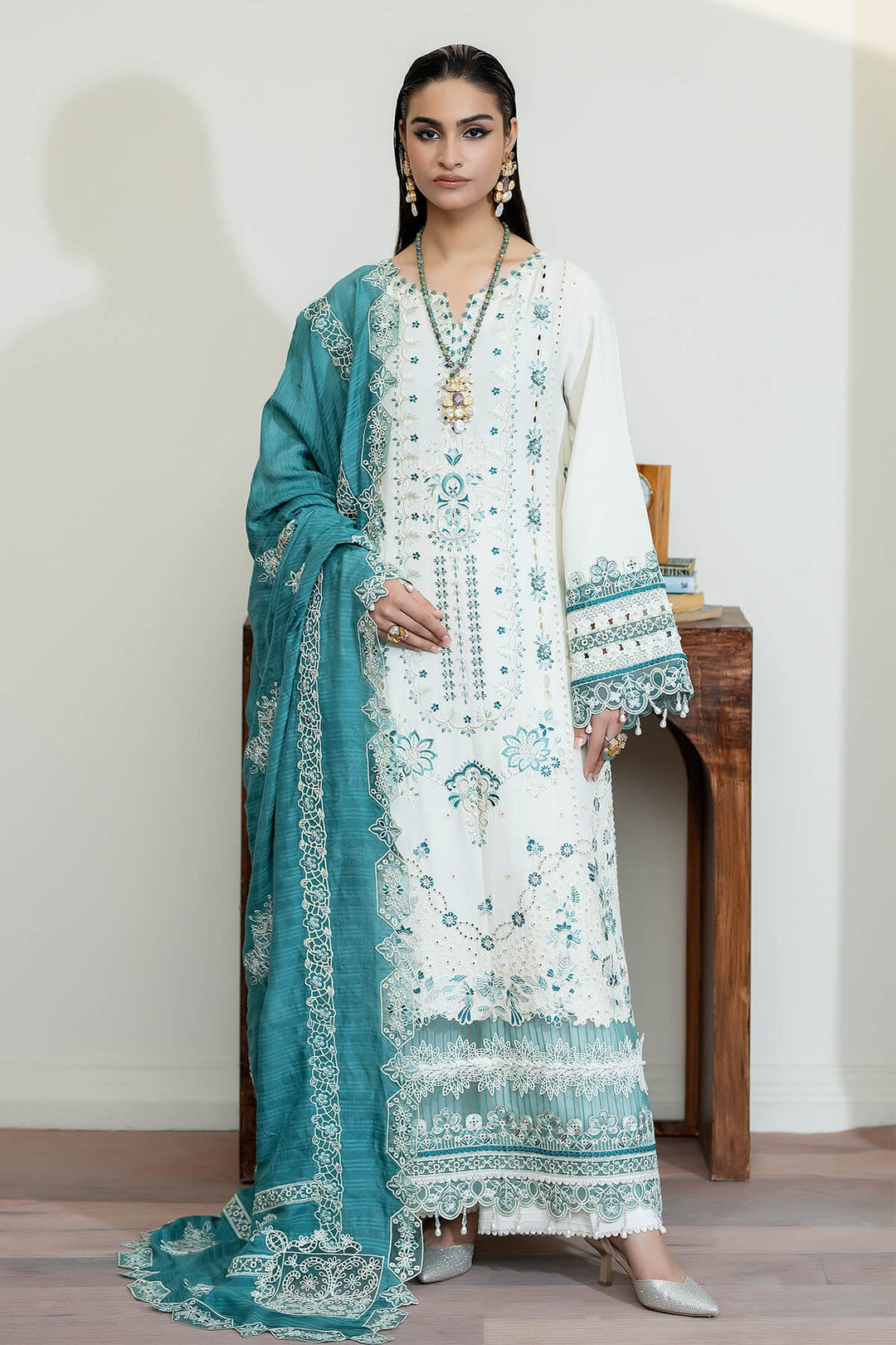 Imrozia Raw Silk Pakistani Dresses