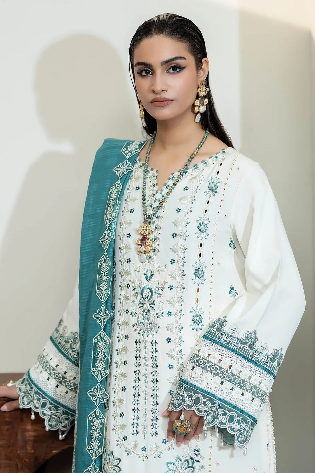 Silk Embroidered Lehenga