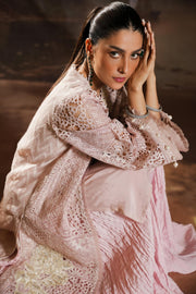 Sana Safinaz Stitched Embroidered Organza Shirt + Gharara Sana