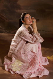 Sana Safinaz Stitched Embroidered Organza Shirt + Gharara Sana