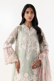 Sana Safinaz Stitched Embroidered Cotton Shirt + Shalwar +