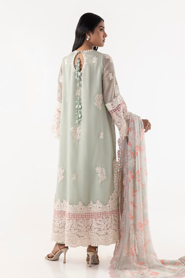 Sana Safinaz Stitched Embroidered Cotton Shirt + Shalwar +