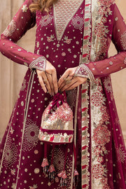 Shocking Pink Embroidered Pakistani Wedding Dress Kameez