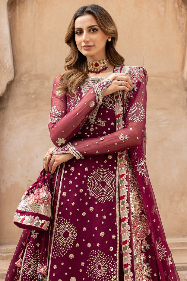 Shocking Pink Pakistani Wedding Dress Kameez Lehenga