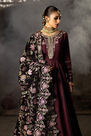 Shop Burgundy Shade Embroidered Pakistani Wedding Dress Pishwas Frock
