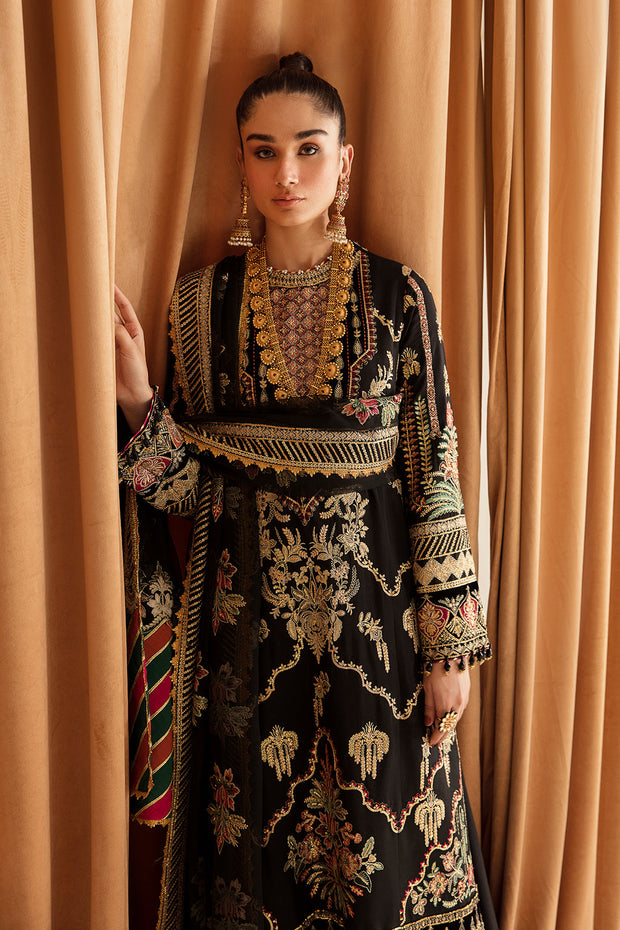 Shop Classic Black Embroidered Pakistani Salwar Kameez Party Salwar Suit