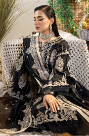 Shop Classic Black Embroidered Pakistani Salwar Kameez Suit Party Dress