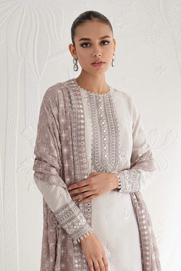 Shop Classic Heavily Embellished Grey Pakistani Salwar kameez Dupatta 2023