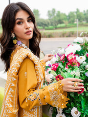 Shop Classic Yellow Pakistani Salwar Kameez Heavily Embroidered Salwar Suit