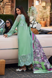 Shop Embroidered Classic Pakistani Salwar Kameez Suit in Apple Green Shade