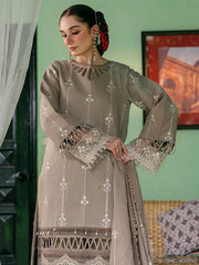 Shop Grey Embroidered Pakistani Sharara Kameez Party Wear Salwar Suit 2023